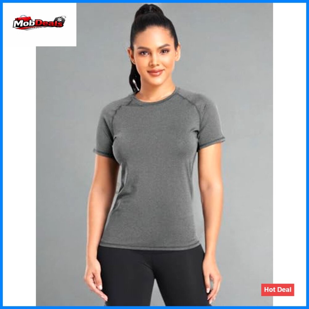 Compression Workout T-Shirts 4 Pack Quick Dry Act… - image 7
